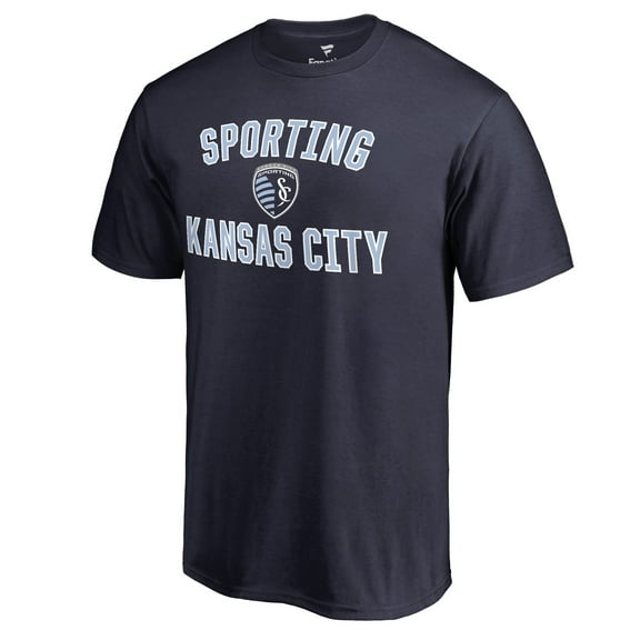 Men's Navy Sporting Kansas City Victory Arch T-Shirt