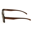 thumbnail image 2 of Men Modern Rectangular Tinted Reading SunGlasses - Wood Grain Temple Print Outdoor UV Protection Reader ZT114 +2.50, 2 of 4