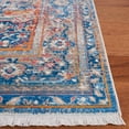 thumbnail image 3 of SAFAVIEH Vintage Persian Tarek Medallion Polyester Area Rug, Blue/Multi, 5' x 7'6", 3 of 8