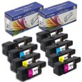 thumbnail image 1 of E525W Compatible 2 Sets + Black of 9 Cartridges For Dell, 1 of 3