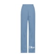 thumbnail image 4 of Simua Loose Fit Line Pants for Women Casual Summer Trousers, 4 of 4