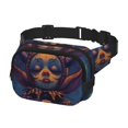 thumbnail image 2 of Balery Dreamy Jester Under Stars Mochila Cinturón para Mujeres y Hombres, Bolsa de Cintura Impermeable de Doble Capa con Correa, 2 of 9