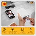 thumbnail image 3 of Kodak Step Mobile Instant Photo Printer 2x3" (White), Compatible with iOS, Android & Bluetooth, 3 of 9