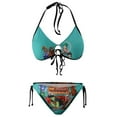 thumbnail image 5 of Gorillaz Members Women Bikini Set Sexy Two Pieces Halter String Swimsuit Triangle Briefs Tie Side Bottom, 5 of 7