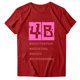 thumbnail image 2 of Puntoco Blusa de manga corta con estampado de moda para mujer, divertida camiseta de cuello redondo, 2 of 3