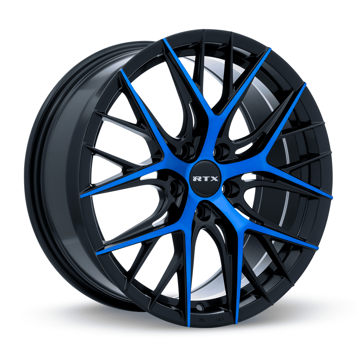 RTX Valkyrie 18x8 5x114.3 ET40 CB73.1 Gloss Black Machined Red