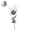 Silver B, variant on Artificial Metallic Rose Flower Stems with Flexible Stems for Elegant Home Decor, Wedding Centerpieces, and Party Arrangements in Modern Style