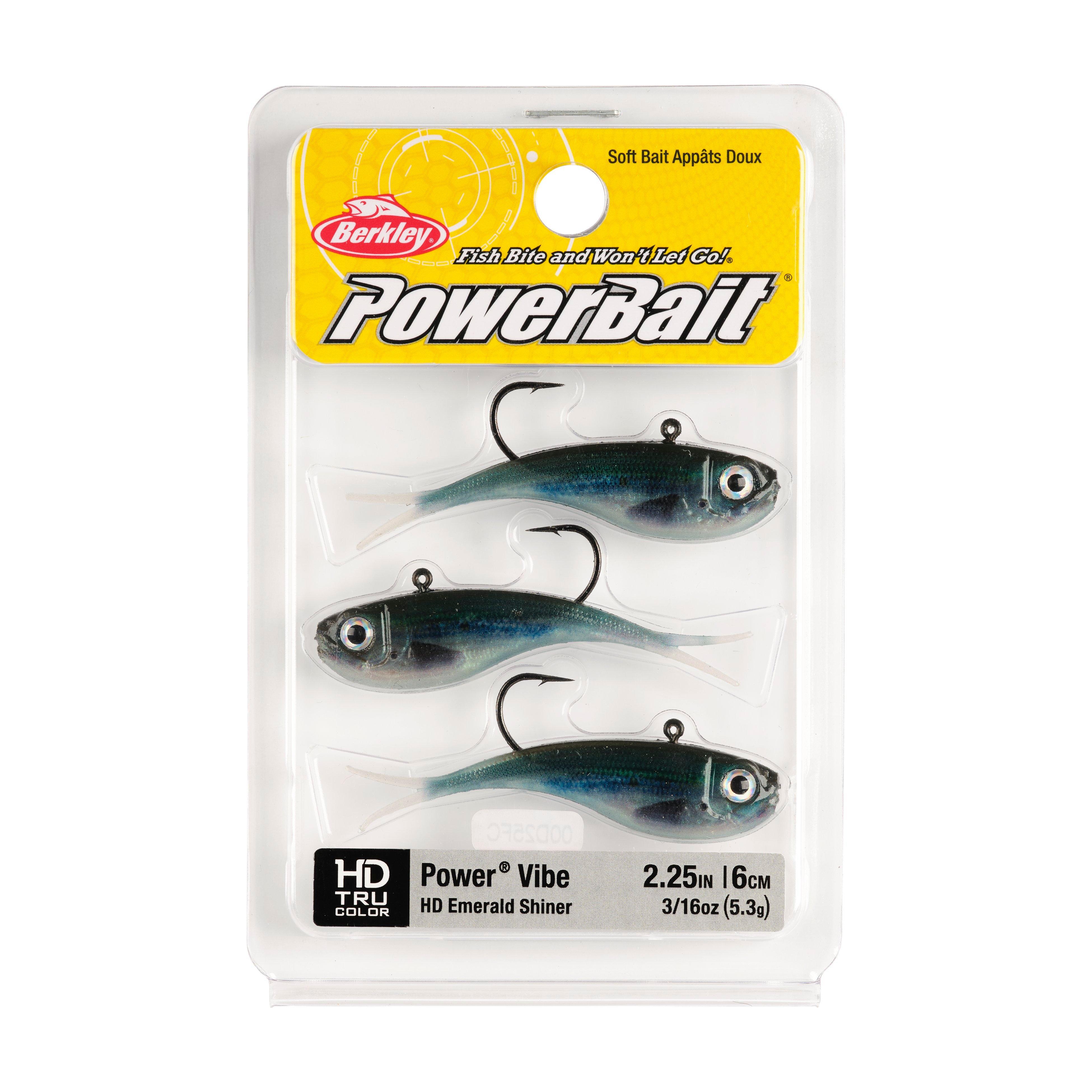 Berkley PowerBait® Power® Vibe, 2.25 in, HD Emerald Shiner