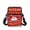 Christmas Santa Lights Pattern, variant on Psesaysky Water Splash Gradient Green Crossbody Bags Stretch Polyester Shoulder Bags for Mens, Double Zipper with Pocket Crossbody Purse