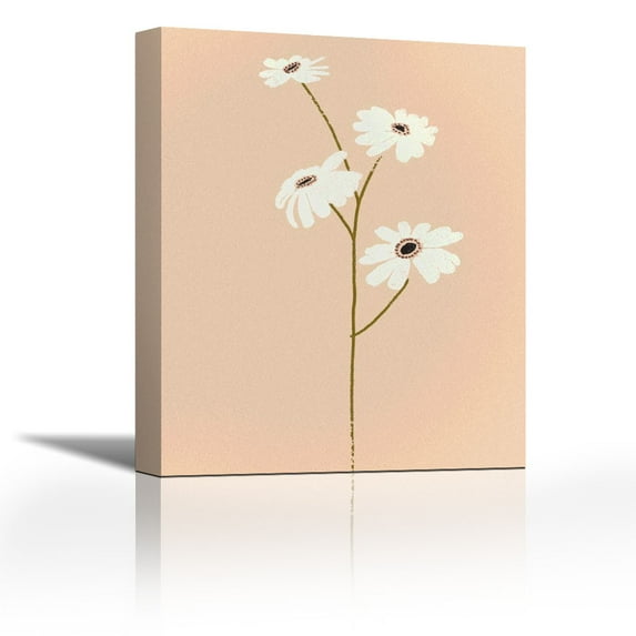 Serene Florals II - Contemporary Fine Art Giclee on Canvas Gallery Wrap - wall décor - Art painting - 26 x 32 Inch - Ready to Hang