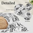 thumbnail image 6 of Black Gray Fruit Queen Size Pillow Cover, Pillowcase Protectors with Zipper, Breathable Decorative Throw Pillow Case Cover, Vintage Plant Nature Botanical Flower Pillow Shams for Couch Sofa 20x30Inch, 6 of 8