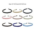 thumbnail image 2 of Cerceau à Cheveux Perlé Mode Grand Style Coréen Fille Mariage Bandeau Ajustable pour Enfants Étudiants Bleu Marine, 2 of 6