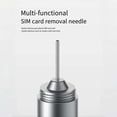 thumbnail image 4 of Llavero para extraer tarjetas SIM de aleación de aluminio, cepillo de limpieza 2 en 1, cerdas de alta densidad para el puerto de auriculares del teléfono, reinicio del router, portátil, 4 of 7