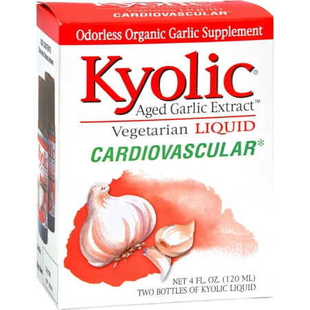 UPC 023542100236 product image for Kyolic Aged Garlic Extract Cardiovascular Liquid - 4 Fl Oz - -Pack of 1 | upcitemdb.com