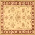 thumbnail image 1 of Ahgly Company Indoor Square Oriental Brown Traditional Area Rugs, 3' Square, 1 of 4