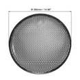 thumbnail image 2 of Unique Bargains 2pcs 15' Speaker Waffle Grill Metal Mesh Audio Subwoofer Guard Protector Cover with Clips, Screws, 2 of 4