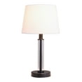 thumbnail image 4 of Better Homes & Gardens 14" Height Black Finish Metal Clear Glass Column Accent Lamp Base, Modern Design, 4 of 7