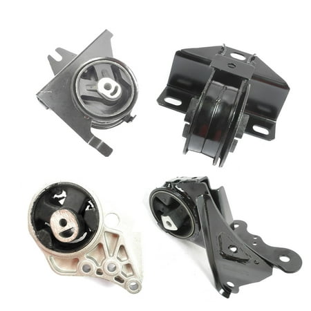 Chrysler Voyager Engine (Fits: 1996-2000 Chrysler Voyager/ Dodge Caravan 2.4L Engine Motor & Trans. Mount Set 4PCS 96 97 98 99 00 A2946 A2959 A2984)