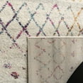 thumbnail image 5 of SAFAVIEH Madison Hannah Geometric Area Rug, Ivory/Fuchsia, 9' x 9' Square, 5 of 6