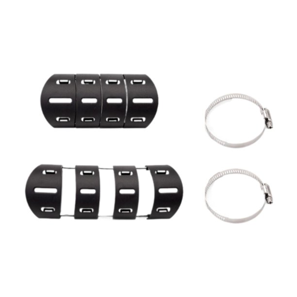 Accesorio Protector De Cubierta Térmica Para Escape De Motocicleta, Resistente Al Desgaste, Diseño De 4 Quillas