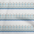 thumbnail image 1 of oneOone Cotton Poplin Medium Blue Fabric Asian Block Craft Projects Decor Fabric Printed By The Yard 56 Inch Wide, 1 of 4