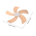 thumbnail image 2 of BESTYASH Aspas De Repuesto Para Ventilador De En Aluminio Resistentes Y Antioxidantes, 2 of 8