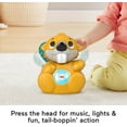 thumbnail image 5 of (2 pack) Fisher-Price Linkimals Boppin’ Beaver Interactive Learning Toy with Lights & Music for Infants, 5 of 8