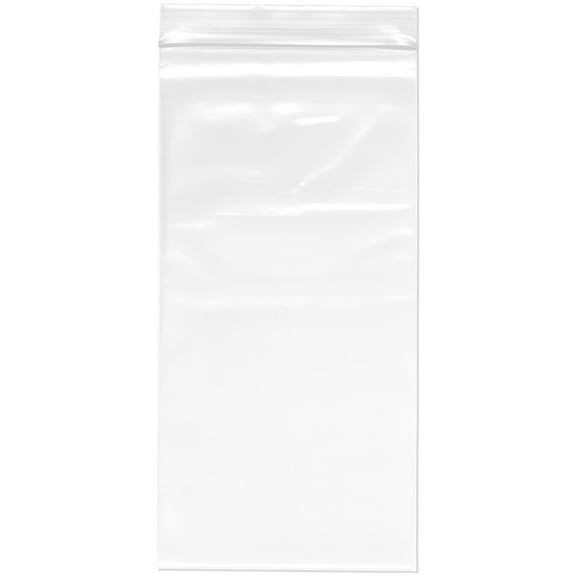 Plymor 5" x 10" (Pack of 100), 4 Mil Heavy Duty Zipper Reclosable Plastic Bags