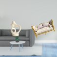 thumbnail image 2 of Estatua abstracta,Estatua de resina,decoración para el hogar,escultura de pareja,sofá de casa de muñecas,Muebles para casa de muñecas,sofá para casa de muñecas,decoración a, 2 of 8