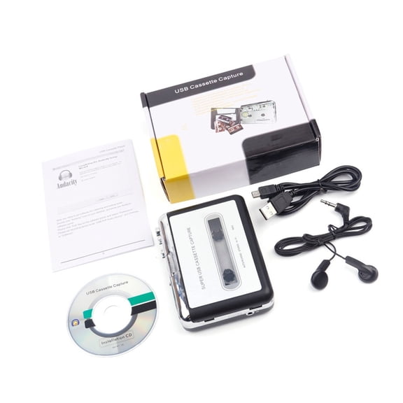 Miiottaa Analogs To Digital Cassette Player Cassette to MP3 Converter USB Connectivities For Easy Transfer To Computer Mobile Device