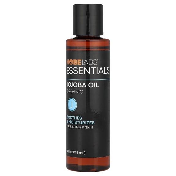 Hobe Labs Essentials, Organic Jojoba Oil, 4 fl oz (118 ml)