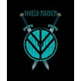 thumbnail image 2 of Lavoie, Tina 20x23 Gold Ornate Wood Framed with Double Matting Museum Art Print Titled - Shield Maiden, 2 of 4