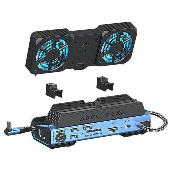 hejhncii Multiport Adapter Dock Station Type-C Dock 4K@60Hz RJ45 Card Reader