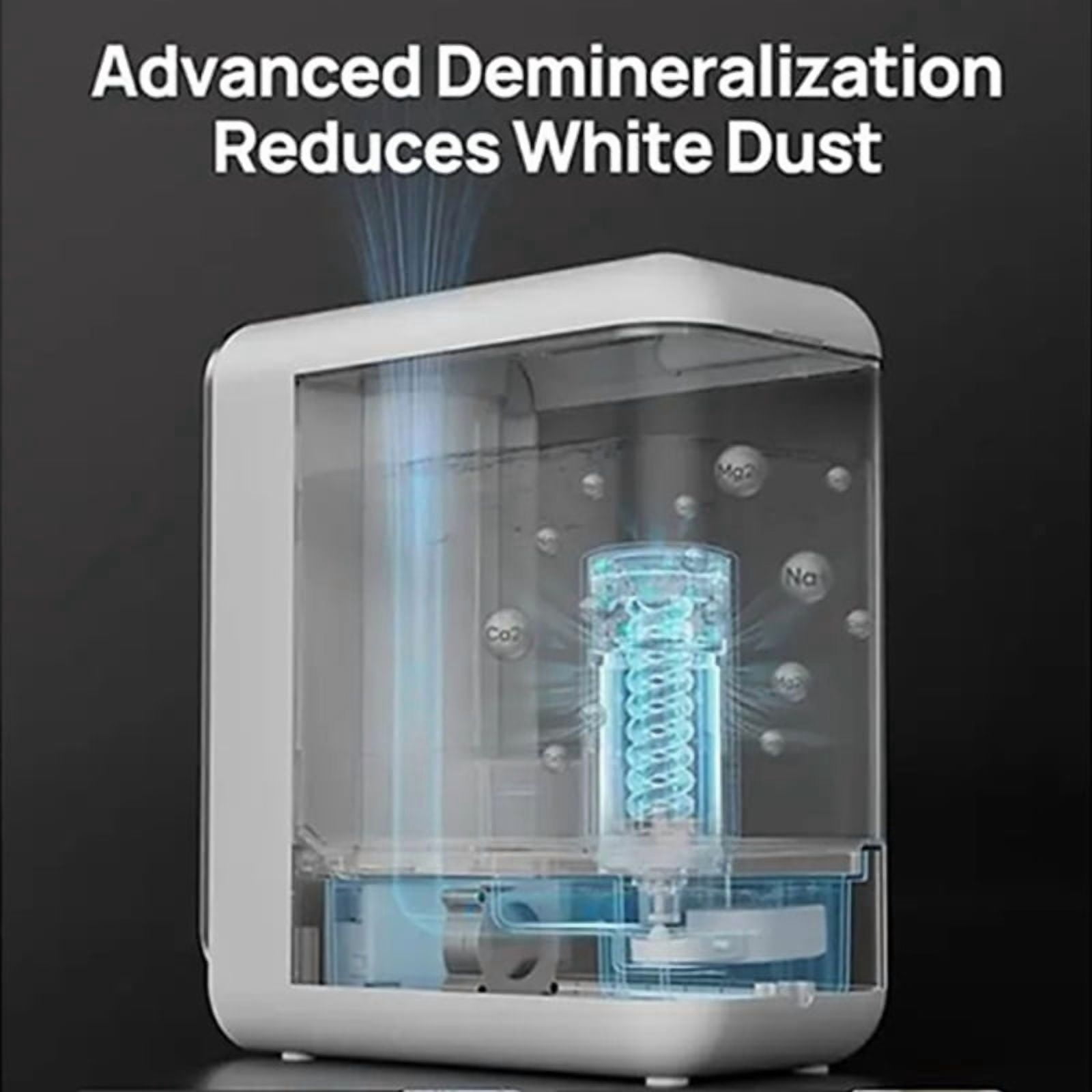 3Pcs Humidifier Demineralization Cartridge Humidifier Water Softener Clean Filter Humidifiers Parts for HM512S, HM612S