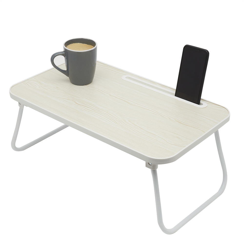 Home Basics Laptop Tray with Folding Legs and Media Slot