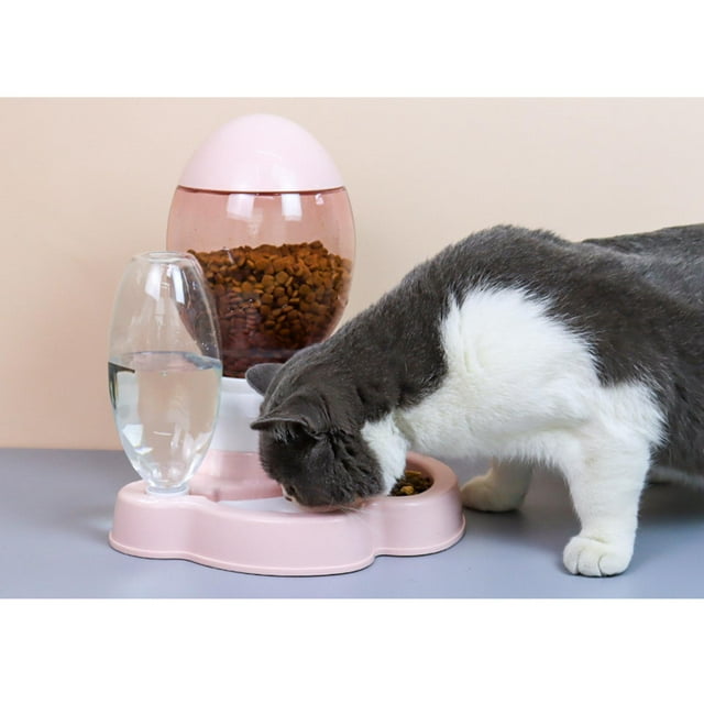 Fuente de Agua para Gatos 1.5L/50oz Fuente/ de para Mascotas con Bomba/cuenco de Agua para Gatos, Perros, Múltiples Mascotas , Rosa Colco Alimentador automático Cat