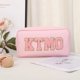 thumbnail image 1 of Bolsa de cosméticos de gran capacidad para viajes y vacaciones, con pegatinas del alfabeto bordadas, para cosméticos y productos para el cuidado de la piel, 1 of 5