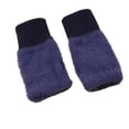 thumbnail image 3 of dianhelloya 1 Pair Women Winter Touch Screen Warm Gloves Half Finger Thickened Plush Outdoor Warm Stretchy Furry Mittens Dark Blue, 3 of 8