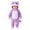 Purple, variant on Ruyang Halloween Cat Clothes for Girls Cute Animal Onesie Plush Zipper Hooded Jumpsuit with Bow Tie & Tail Toddler Dress Up for Birthday Parties