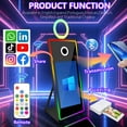 thumbnail image 5 of WideMeet 65inch Magic Mirror Photobooth with 43inch Touch Screen Machine Selfie for Weddings Party, 5 of 9