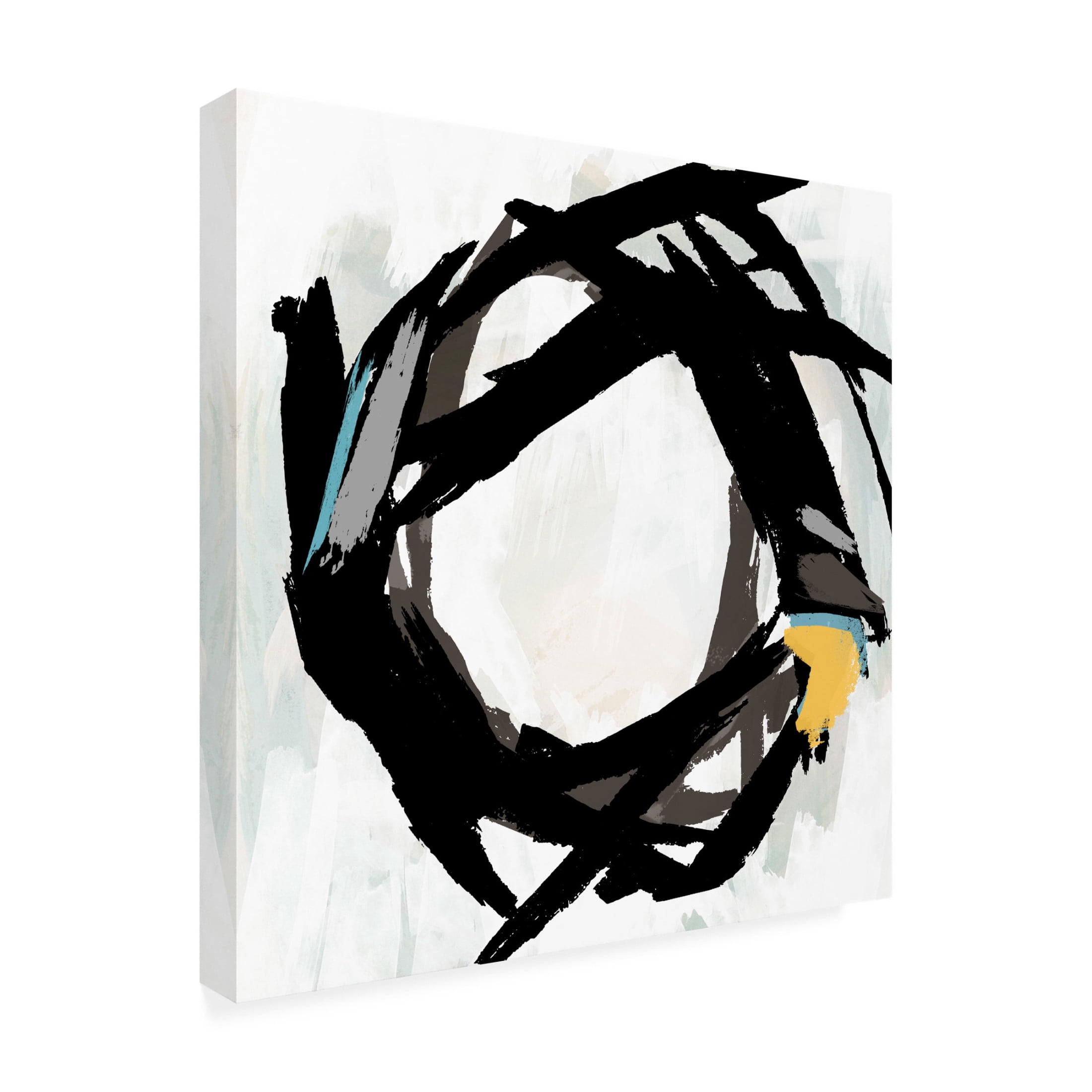 Canvas Wall Art - Studio W 'Radiant Round II' Wall Art for Living Room, Bedroom, or Office Décor by Trademark Fine Art - 35 x 35 Inches