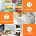 thumbnail image 2 of 48 PCS Plastic Food Storage Containers with Lids (24 Containers & 24 Lids), Leakproof BPA-Free Containers for Kitchen Organization, Meal Prep, Reusable Lunch Container, 2 of 7