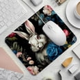 thumbnail image 2 of Rabbit Printed Gaming Mousepad Desk Mat, Non-Slip Rubber Bottom Mouse Mat 8.3x9.8 Inch - Suitable for Office and Gaming, 2 of 6