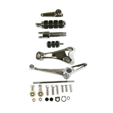 Chrome Forward Control - Raider, KIT-6050-SHIFT, Chrome Forward Controls Shift Side Only 2004-2013 Harley XL Sportster models