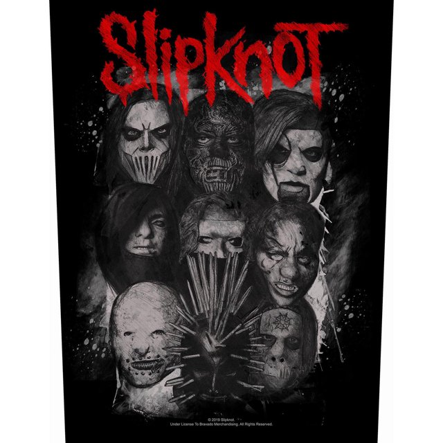 Slipknot - Parche Diseño Máscaras We Are Not Your Kind (Negro, Gris, Rojo)