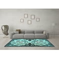 thumbnail image 3 of Ahgly Company Indoor Rectangle Persian Light Blue Traditional Area Rugs, 6' x 9', 3 of 4