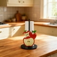 thumbnail image 4 of Metal Paper Towel Holder Rack for Kitchen Countertop Farmhouse Style Large Weighted Stand for Home Bathroom Dining Area, 4 of 7