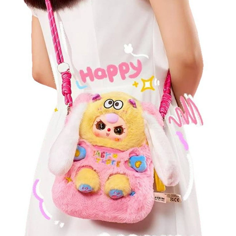 Baby Three Kawaii Plush Crossbody Phone Bag, Baby Three Phone
