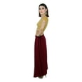 thumbnail image 3 of Sari Petticoat Stitched Indian Saree Petticoat Adjustable Waist Sari Skirt (Berry), 3 of 7