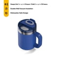 thumbnail image 2 of RTIC 12 oz Ceramic Lined Insulated Essential Mug, Wide Mouth, Leak-Resistant Lid, Cobalt, 2 of 7